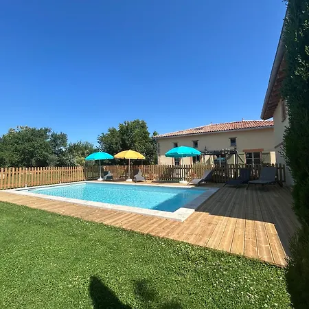 D'hotes - La Clef Des Champs - Piscine - Capucine Bed & Breakfast Sajas